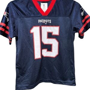 NFL Patriots Youth Navy and Red Jersey